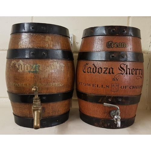 33 - Pair of Sherry Barrels - each 14ins tall