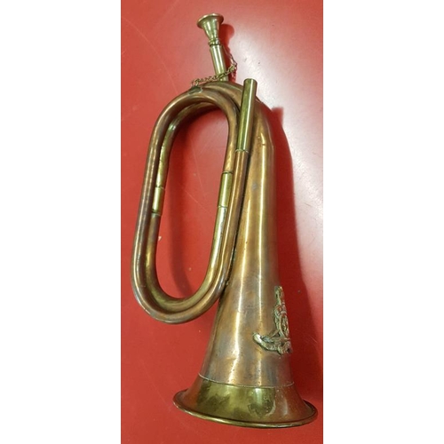 38 - Replica Brass and Copper Military Bugle