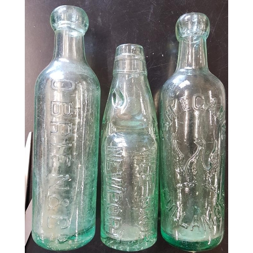 45 - Two S. O'Brien, Athy Bottles and a Slainte, Mountmellick Bottle