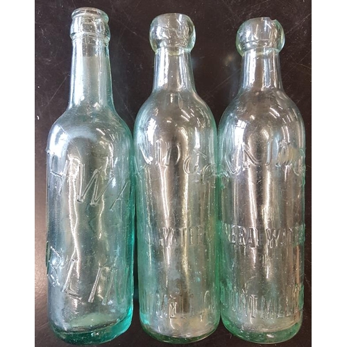 46 - Two 'Slainte' Mineral Water, Mountmellick Bottles and a Thwaites, Dublin Bottle