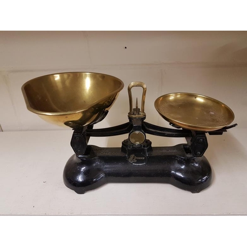 49 - Librasco Cast Iron and Brass Balance Scales