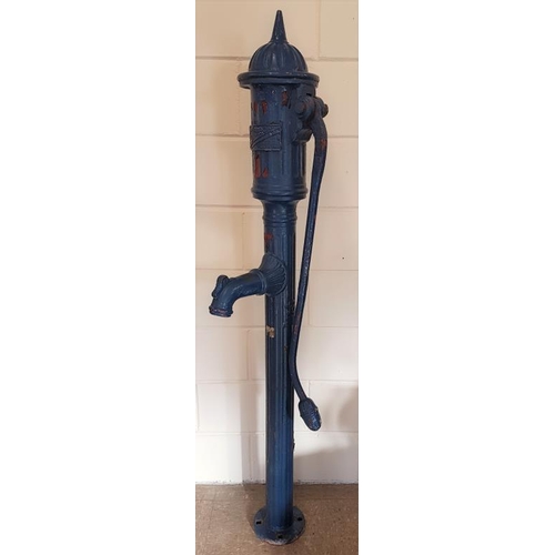 96 - Irish Cast Iron Village Water Pump by Irish Boring Co. Ltd, c.69in tall