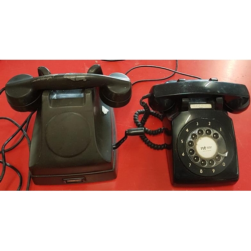 134 - Two Vintage Bakelite Telephones