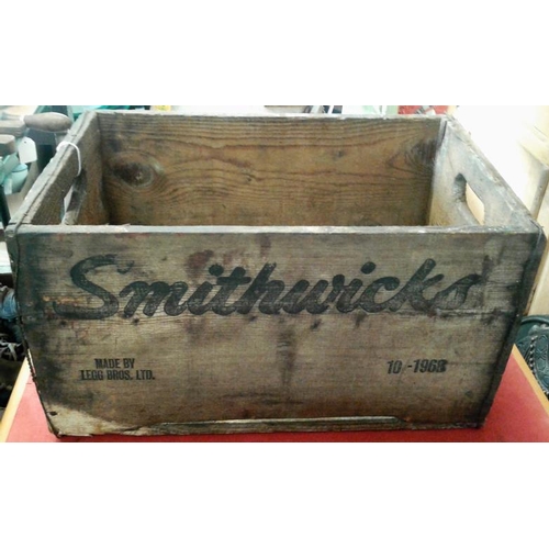 154 - 'Smithwicks' Wooden Crate