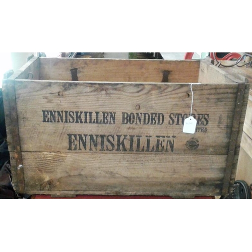 159 - 'Enniskillen Bonded Stores Ltd., Enniskillen' Crate