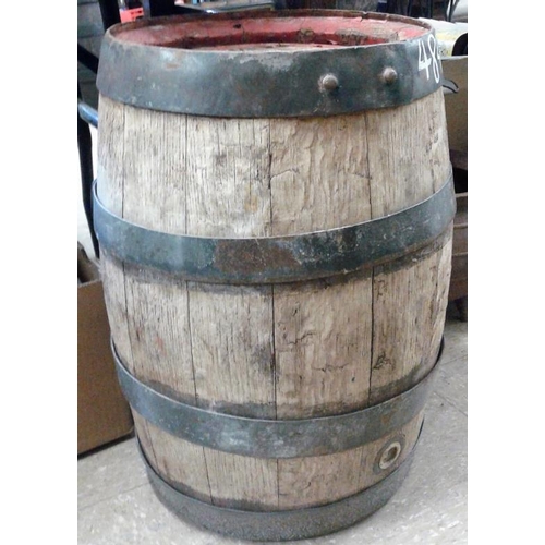161 - Guinness Wooden Beer Barrel - c. 21ins tall