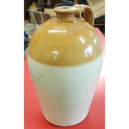 163 - 2-Gallon Stoneware Whiskey Jar