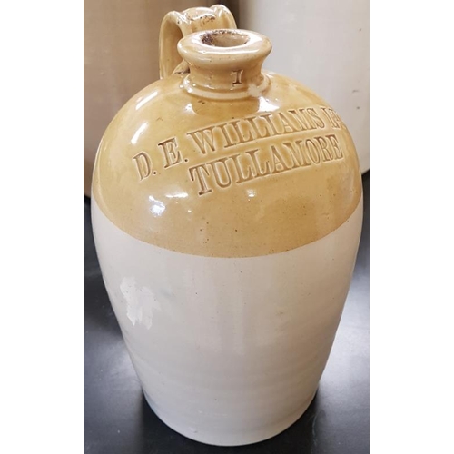 171 - 'D. E. Williams Ltd., Tullamore' 1-Gallon Stoneware Whiskey Jar