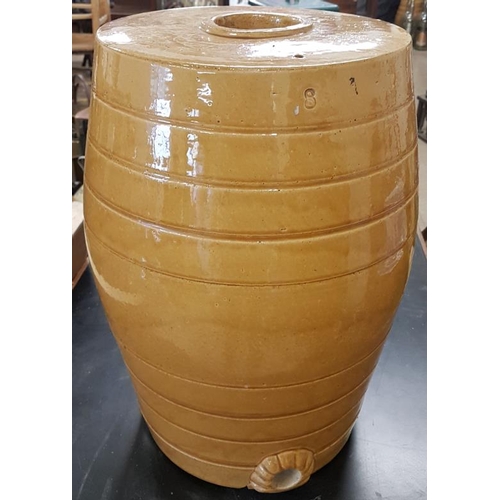 186 - Victorian 8-Gallon Stoneware Barrel