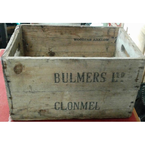 404 - Two 'Bulmers Ltd., Clonmel' Crates
