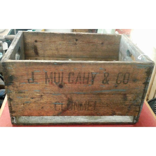 405 - 'J. Mulcahy & Co., Clonmel' Crate
