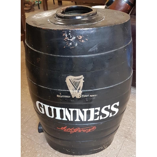 463 - Extra Large Guinness Stoneware Barrel - c. 29ins tall