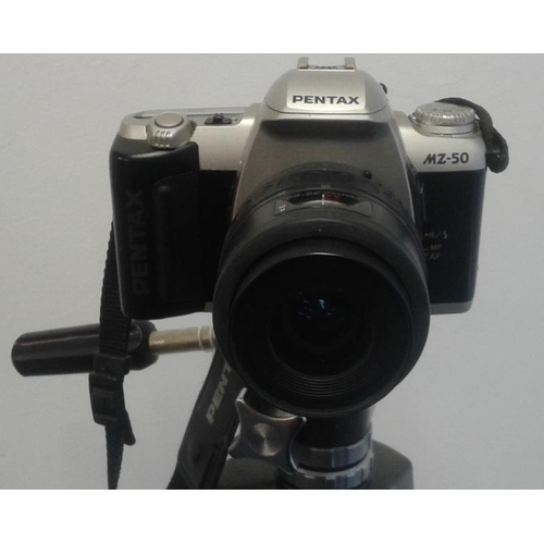 145 - Pentax Mz-50 Camera on Tripod