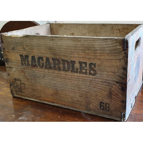 216 - Macardles Wooden Bottle Crate