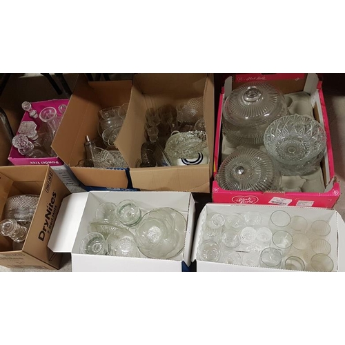 177 - Seven Boxes of Glass Wares