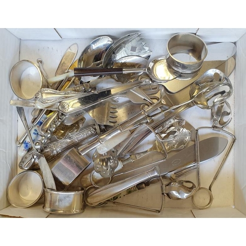 336 - Box Lot of Cutlery
