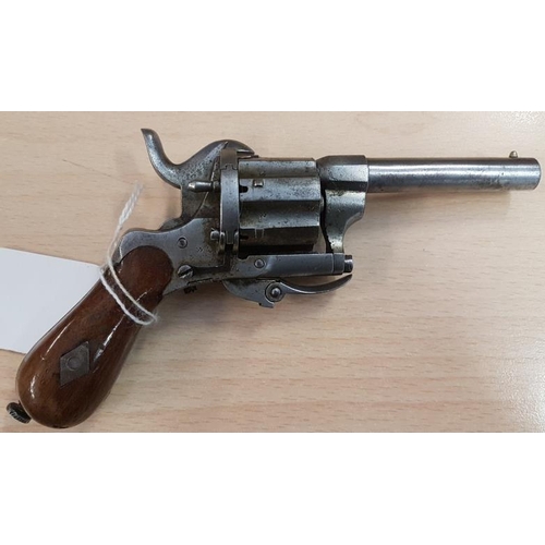 449 - Six Shot Single Action Pin Fire Pistol
