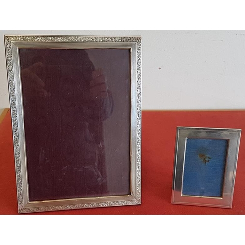 522 - Two Silver Photo Frames