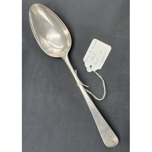 529 - Servings Spoon Silver (circa 1804) c.55g