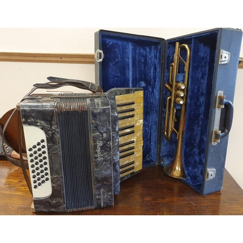663 - Piano Accordion and a Brass Trumpet