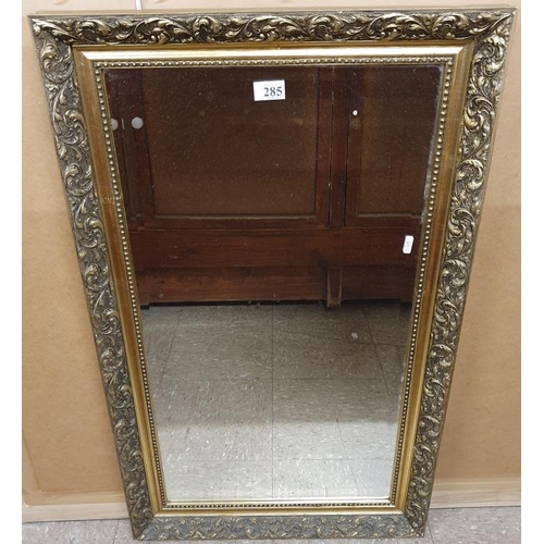 285 - Rectangular Gilt Framed Wall Mirror