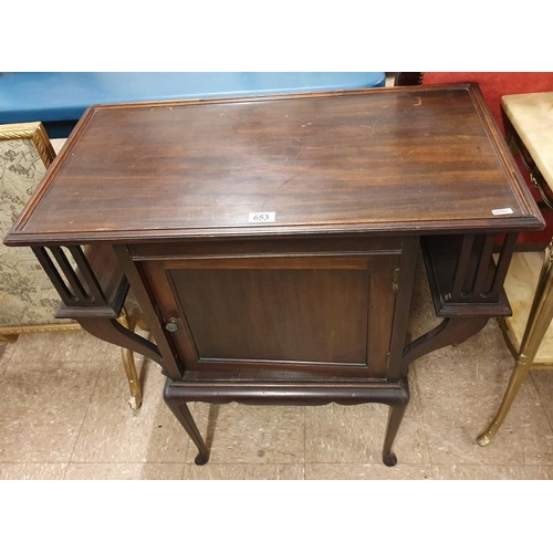 653 - Art Deco Mahogany Side Cabinet