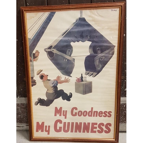 258A - 'My Goodness My Guinness' Advertising Sign - c. 17 x 25ins