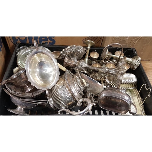 162 - Quantity of Silver Plate Items, etc.