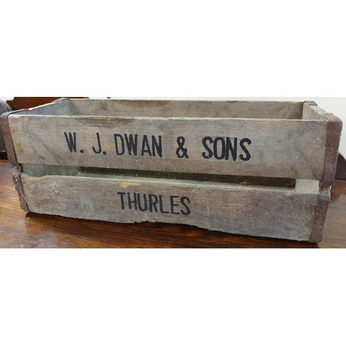 179 - W. J. Dwan & Sons Ltd., Thurles Wooden Bottle Crate