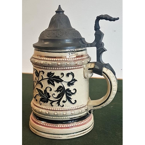 233 - German Stein Beer Mug