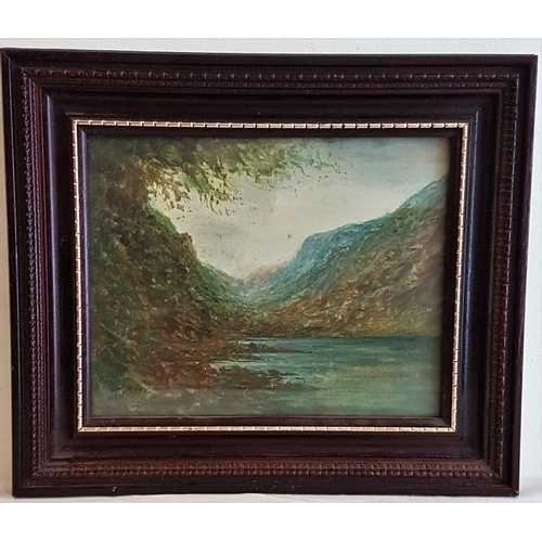 286 - OOB by Tomkus - Landscape Scene - Overall c. 13 x 11.5ins