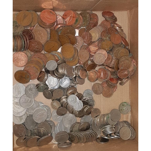 308 - Collection of Various Irish Coinage: 1p, 2p, 5p and 10p - c. 2kg
