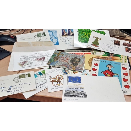 328 - Bundle of Irish Postcards, First Day Covers, etc.