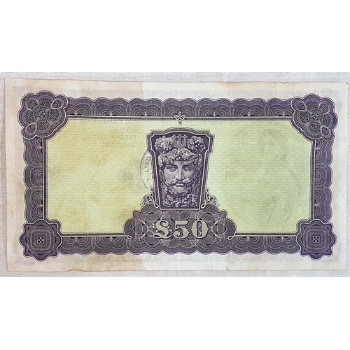 340 - Ireland Lavery £50 Note 4-4-77 03A061460