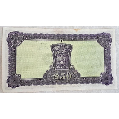 342 - Ireland Lavery £50 Note 4-4-77 03A061458