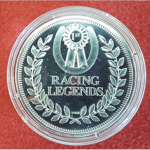 356 - Silver Racing Legend 'Red Rum' Medallion