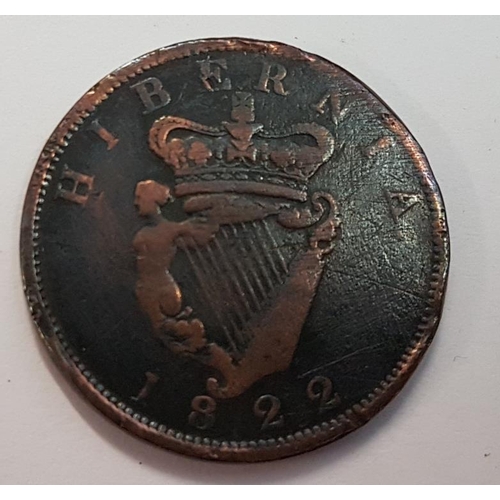 358 - 1822 Hibernian George IV Coin