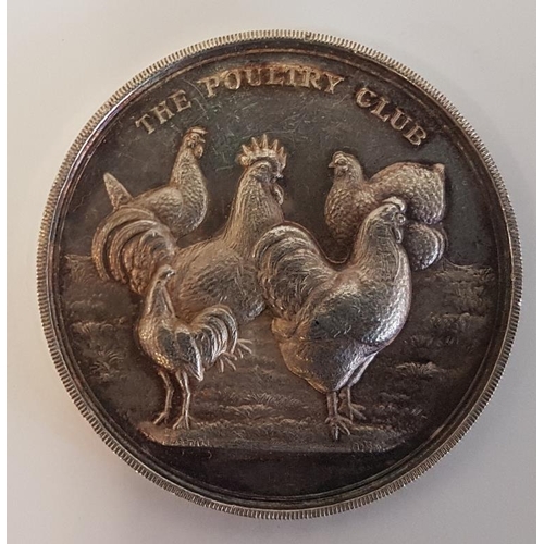 401 - The Poultry Club Silver Medal (founded 1887) - c. 23g