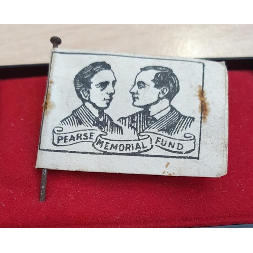 411 - Original Pearse Memorial Fund Lapel Badge and Pin