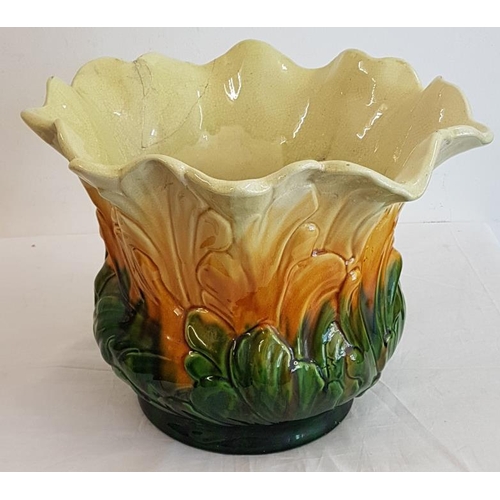 469 - Large Majolica Style Jardiniere (A/F)