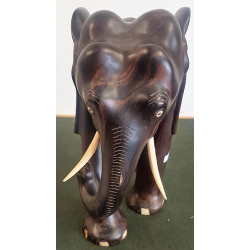 534 - Ebony & Ivory Figure of an Elephant