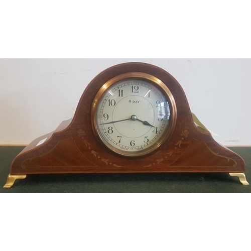 540 - Small French Mantle Clock with Key (working)
