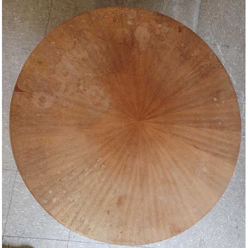 641 - 1970's Retro Teak Circular Coffee Table, c.31.5in diam