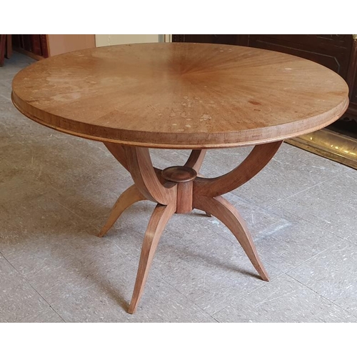 641 - 1970's Retro Teak Circular Coffee Table, c.31.5in diam