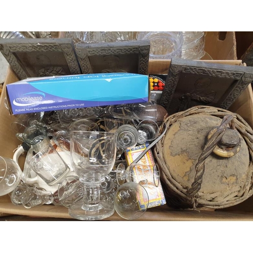 145 - Box of Various Glassware, etc.