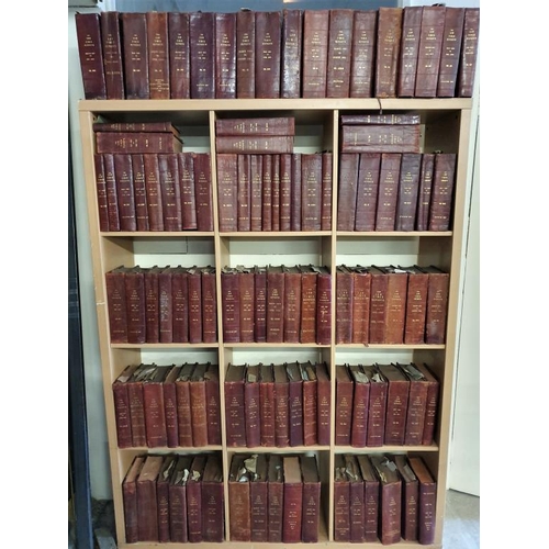 458 - Set of Leather Bound Law Times Reports - c.104 Volumes
