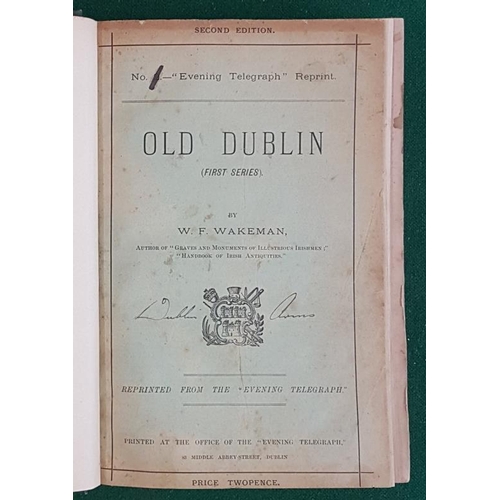 49 - Old Dublin by W. F. Wakeman & Graves and Monuments of Illustrious Irishmen by W. F. Wakeman &... 