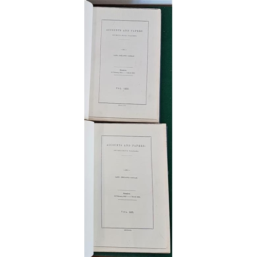 73 - Parliamentary Papers, c1912 and 1913, Land Commission, 2 vols
