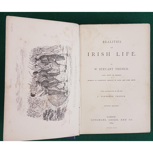139 - Realities of Irish Life by W. Steuart Trench, Land Agent in Ireland. 1869. Attractive copy in modern... 