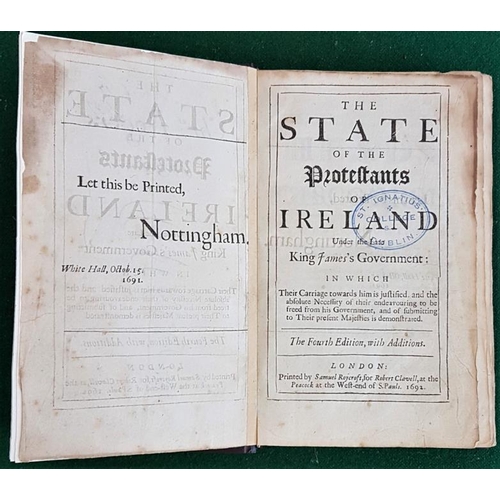 184 - The State of the Protestants in Ireland, London 1692, contemporary binding